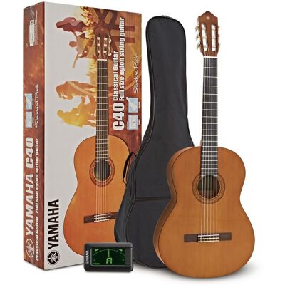 Yamaha C40II Classical Guitar Standard Pack Natural Yamaha C40II Classical Guitar Standard Pack Natural