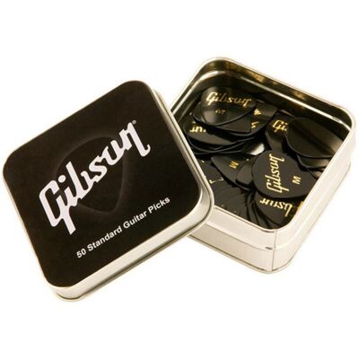 Gibson APRGG50-74H Guitar Pick Tin Heavy Gibson APRGG50-74H Guitar Pick Tin Heavy