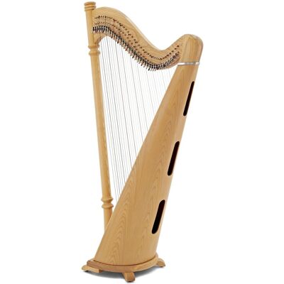 Deluxe 38 String Pillar Harp by Gear4music Natural Deluxe 38 String Pillar Harp by Gear4music Natural
