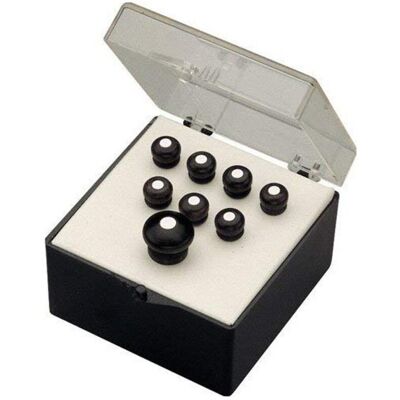 Martin 18APP21 Bridge Pins Set of 8 Black w/ White Inlay Martin 18APP21 Bridge Pins Set of 8 Black w/ White Inlay