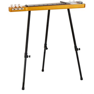 Lap Steel Guitar Slide and Stand by Gear4music Gold Lap Steel Guitar Slide and Stand by Gear4music Gold