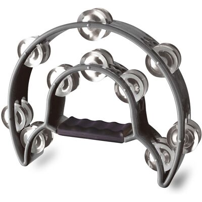 Stagg Cutaway Tambourine 20 Jingles Black Stagg Cutaway Tambourine 20 Jingles Black
