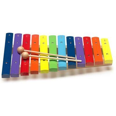 Stagg 12 Key Rainbow Xylophone With Mallets Stagg 12 Key Rainbow Xylophone With Mallets