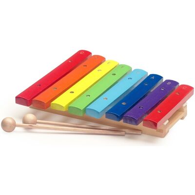 Stagg 8 Key Rainbow Xylophone With Mallets Stagg 8 Key Rainbow Xylophone With Mallets