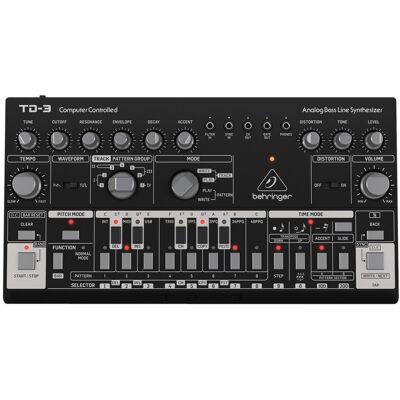 Behringer TD-3-BK Analog Bass Line Synthesizer Black Behringer TD-3-BK Analog Bass Line Synthesizer Black