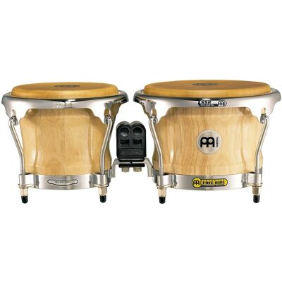 Meinl Free Ride Series 7" & 8 1/2" Wood Bongos Natural Meinl Free Ride Series 7" & 8 1/2" Wood Bongos Natural