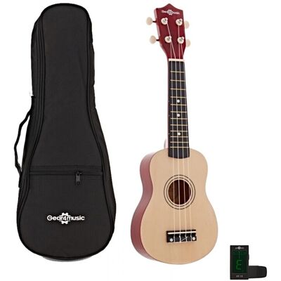Ukulele Pack by Gear4music Natural Ukulele Pack by Gear4music Natural