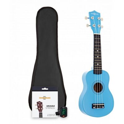Ukulele Pack by Gear4music Blue Ukulele Pack by Gear4music Blue