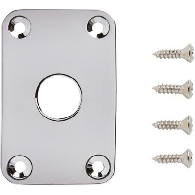 Gibson PRJP-050 Explorer Jack Plate Chrome Gibson PRJP-050 Explorer Jack Plate Chrome