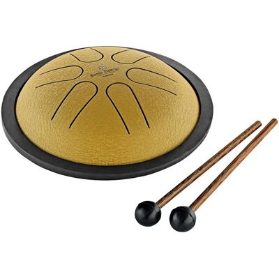 Meinl Sonic Energy Mini Steel Tongue Drum B Major Gold Meinl Sonic Energy Mini Steel Tongue Drum B Major Gold