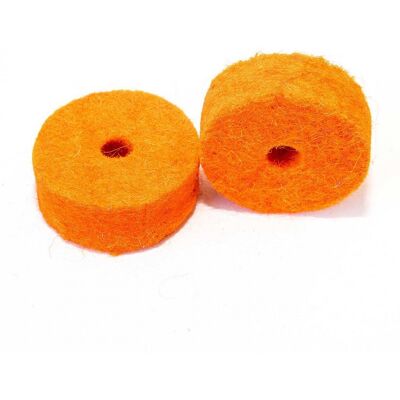 Tuner Fish Lug Locks Cymbal Felts 10pk Orange Tuner Fish Lug Locks Cymbal Felts 10pk Orange