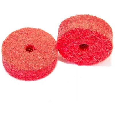 Tuner Fish Lug Locks Cymbal Felts 10pk Red Tuner Fish Lug Locks Cymbal Felts 10pk Red