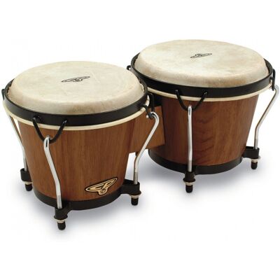 Latin Percussion LP CP Traditional Bongos Dark Wood Latin Percussion LP CP Traditional Bongos Dark Wood