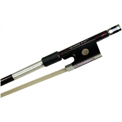 Glasser Bows Glasser Braided Carbon Fibre Violin Bow Round 4/4 Glasser Bows Glasser Braided Carbon Fibre Violin Bow Round 4/4