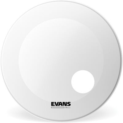 Evans EQ3 Resonant Coated White Bass Drum Head 20 Inch Evans EQ3 Resonant Coated White Bass Drum Head 20 Inch