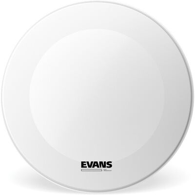 Evans EQ3 Resonant Coated White Bass Drum Head No Port 22 Inch Evans EQ3 Resonant Coated White Bass Drum Head No Port 22 Inch
