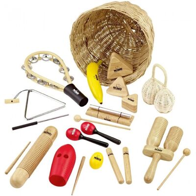 Nino by Meinl Rhythm Assortment 15 pcs w/ Basket Nino by Meinl Rhythm Assortment 15 pcs w/ Basket
