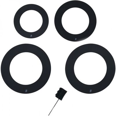 TAMA Soft Sound Ring Set 10-12-14-14" w/Half Sound Bass Drum Beater TAMA Soft Sound Ring Set 10-12-14-14" w/Half Sound Bass Drum Beater