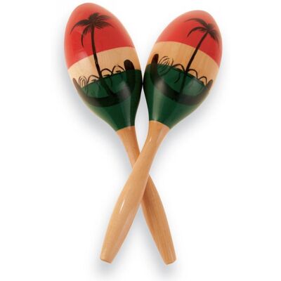 Latin Percussion CP Wood Maracas Medium Latin Percussion CP Wood Maracas Medium