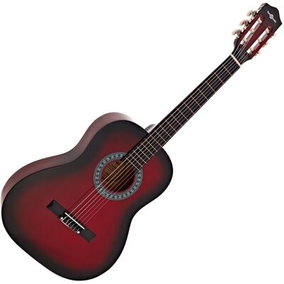 3/4 Classical Guitar Redburst by Gear4music 3/4 Classical Guitar Redburst by Gear4music