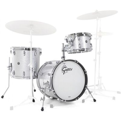 Gretsch USA Brooklyn 3 Piece 18 Shell Pack Silver Sparkle Gretsch USA Brooklyn 3 Piece 18 Shell Pack Silver Sparkle