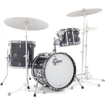 Gretsch USA Brooklyn 18" 3pc Shell Pack Deep Black Marine Pearl Gretsch USA Brooklyn 18" 3pc Shell Pack Deep Black Marine Pearl