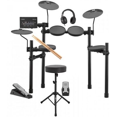 Yamaha DTX402K Electronic Drum Kit with Headphones Stool + Sticks Yamaha DTX402K Electronic Drum Kit with Headphones Stool + Sticks