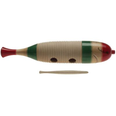 Stagg Small Fish Shaped Guiro With Scraper Stagg Small Fish Shaped Guiro With Scraper