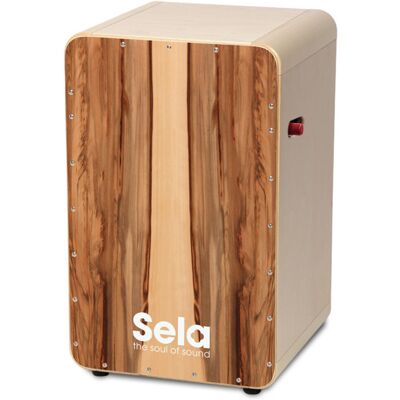 Sela CaSela Pro Cajon with Snare On/Off Switch Satin Nut Sela CaSela Pro Cajon with Snare On/Off Switch Satin Nut