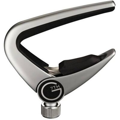 G7th The Capo Company G7th Newport Low Profile Acoustic Capo Silver G7th The Capo Company G7th Newport Low Profile Acoustic Capo Silver