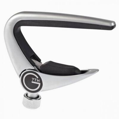 G7th The Capo Company G7th Newport Low Profile Classical Capo Silver G7th The Capo Company G7th Newport Low Profile Classical Capo Silver