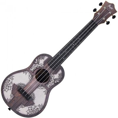 Flight TUC-40 Travel Concert Ukulele Mandala Wood Flight TUC-40 Travel Concert Ukulele Mandala Wood