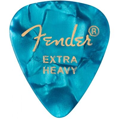 Fender 351 Shape Premium Picks Extra Heavy Ocean Turquoise 12 Pack Fender 351 Shape Premium Picks Extra Heavy Ocean Turquoise 12 Pack