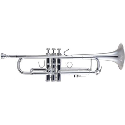 Bach Stradivarius 180S43R Trumpet Silver Plated Reverse Leadpipe Bach Stradivarius 180S43R Trumpet Silver Plated Reverse Leadpipe