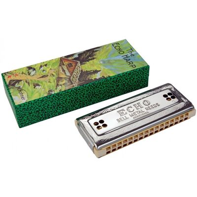 Hohner Echo Harp 2x32 Tremolo Harmonica Hohner Echo Harp 2x32 Tremolo Harmonica