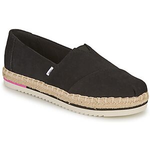 Toms Espadrilles ALPARGATA PLATFORM ROPE Black 3 women Toms Espadrilles ALPARGATA PLATFORM ROPE Black 3 women