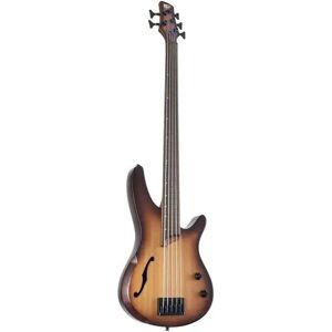 Ibanez Bass Workshop SRH505F-NNF Aerium Fretless Natural Browned Burst Flat Ibanez Bass Workshop SRH505F-NNF Aerium Fretless Natural Browned Burst Flat