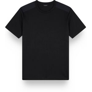 Paul & Shark Aqua Touch cotton T-shirt with Typhoon® Re-4x4 Stretch details, Man, Black, Size: L Paul & Shark Aqua Touch cotton T-shirt with Typhoon® Re-4x4 Stretch details, Man, Black, Size: L