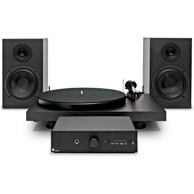 Pro-Ject Colourful Audio System Satin Black Pro-Ject Colourful Audio System Satin Black