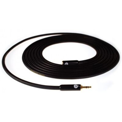 Fisual S-Flex Black Custom 3.5mm Jack Headphone Extension Cable 3m Fisual S-Flex Black Custom 3.5mm Jack Headphone Extension Cable 3m