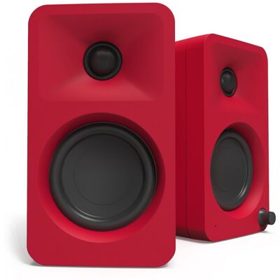 Kanto Audio Kanto Ora Powered Reference Desktop Speakers with Bluetooth Matte Red Kanto Audio Kanto Ora Powered Reference Desktop Speakers with Bluetooth Matte Red