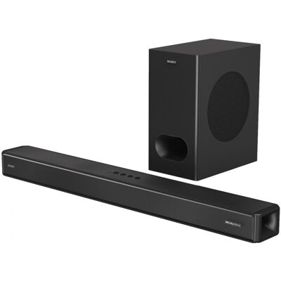 Majority Sierra Plus 2.1.2 Dolby Atmos Bluetooth Soundbar with Wireless Subwoofer Black Majority Sierra Plus 2.1.2 Dolby Atmos Bluetooth Soundbar with Wireless Subwoofer Black