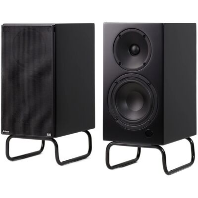 ELAC Designer Series Debut ConneX Adsum Active Bookshelf Speakers (Pair) Black ELAC Designer Series Debut ConneX Adsum Active Bookshelf Speakers (Pair) Black