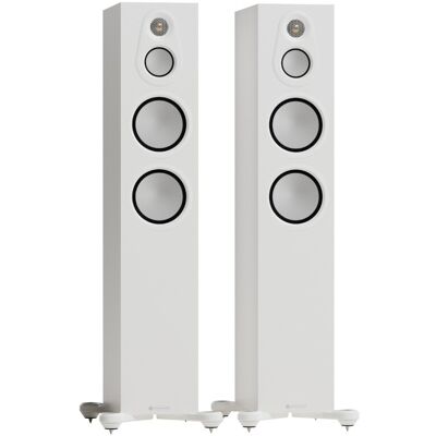 Monitor Audio Silver 300 8G Floorstanding Speakers (Pair) Satin White Monitor Audio Silver 300 8G Floorstanding Speakers (Pair) Satin White