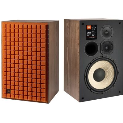 JBL L100 Mk2 Classic 3-Way Stand Mount Speakers (Pair) Orange JBL L100 Mk2 Classic 3-Way Stand Mount Speakers (Pair) Orange
