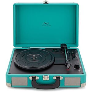 AVCOM Suitcase Turntable with Bluetooth Green AVCOM Suitcase Turntable with Bluetooth Green