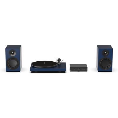 Pro-Ject Colourful Audio System E Steel Blue Satin Pro-Ject Colourful Audio System E Steel Blue Satin