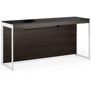 BDI Sequel 20 6102 Console Desk Charcoal Stained Ash with Satin Nickel Legs BDI Sequel 20 6102 Console Desk Charcoal Stained Ash with Satin Nickel Legs