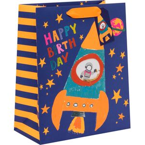 Glick Paper Salad Rocket Boy Kids Large Gift Bag Glick Paper Salad Rocket Boy Kids Large Gift Bag