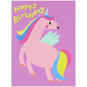Raspberry Blossom Unicorn Small Birthday Card Raspberry Blossom Unicorn Small Birthday Card